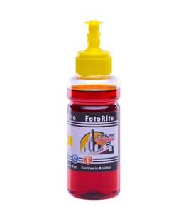 Cheap Yellow dye ink replaces Brother DCP-J4110DW - LC123Y