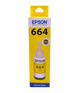 Epson T6644 Yellow original dye ink refill Replaces WF-7110DTW