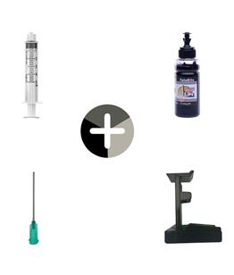 Black XL ink refill kit for HP Psc AMP 125 HP 304 printer