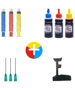 Colour ink refill kit for HP Psc AMP 125 HP 304 printer