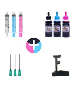 Photo Colour XL ink refill kit for HP Psc 2410 HP 58 printer