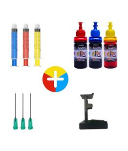 Colour ink refill kit for Canon Pixma MG4250 CL-541 printer